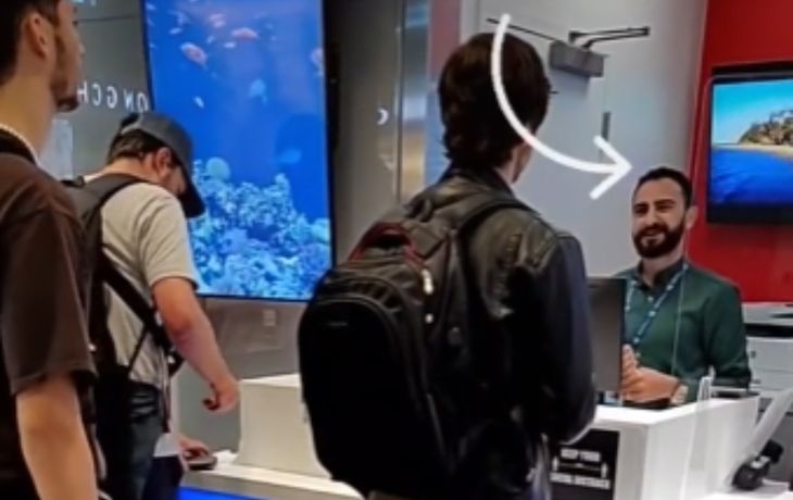 El cajero se rió cuando el joven argentino le consultó acerca del cambio.&nbsp;