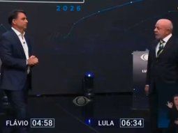 debate presidencial: filosa chicana entre flavio bolsonaro y lula por el voto en las carceles