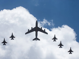 los primeros seis aviones f-16 arribaron al pais desde dinamarca: argentina potencia los primeros seis aviones f-16 arribaron al pais desde dinamarca: argentina potencia