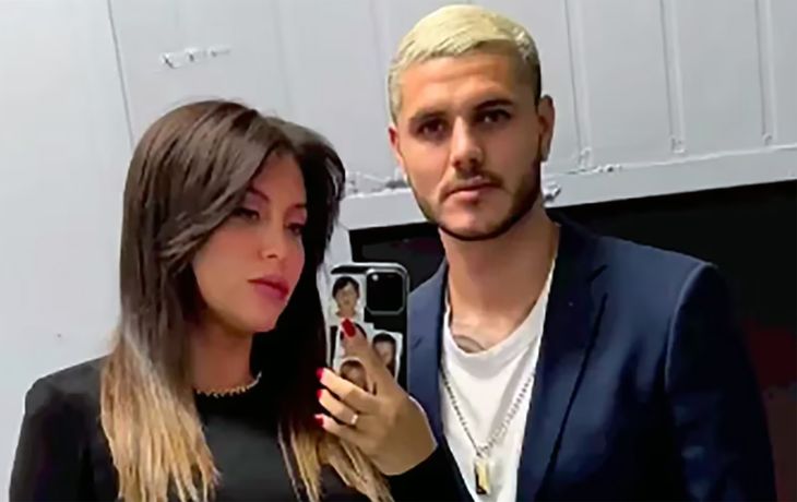 Wanda e Icardi a los besos en la boda de Lizy Tagliani