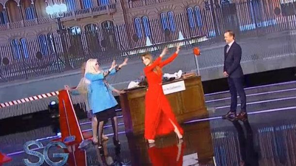 El baile sexy de Jesica Cirio con Susana Giménez