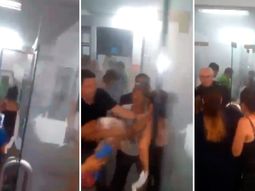 VIDEO: Así se prendió fuego la mujer en la municipalidad de Quilmes