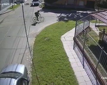 Video: atropelló a un ciclista en Banfield y se dio a la fuga