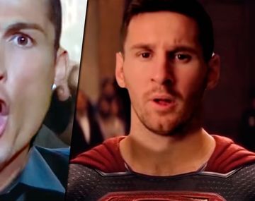 El viral del día: mirá el trailer de Superman Messi vs Batman Cristiano