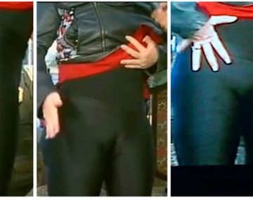 La foto de la que habló el país: la calza de Barbieri