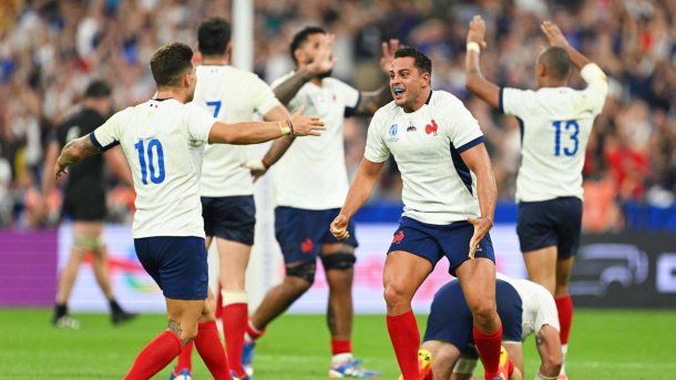 Mundial de Rugby: Francia dio el golpe derrotando a los All Blacks de Nueva Zelanda
