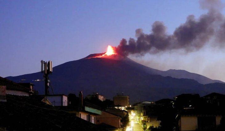 Los volcanes Etna y Estrómboli