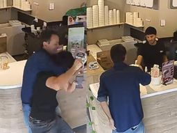 rosario: entro a una heladeria a robarse las propinas y termino a las pinas con un empleado rosario: entro a una heladeria a robarse las propinas y termino a las pinas con un empleado