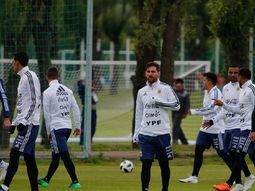 Selección argentina en&nbsp;Bronnitsy - Crédito:&nbsp;@Argentina&nbsp;