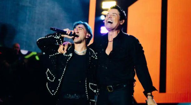 Luck Ra sorprendió en el show de Chayanne en Córdoba y cantaron juntos ante miles de fans