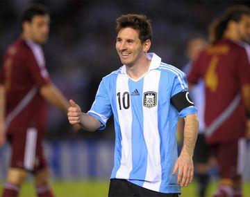Messi quedó a dos goles de Maradona y a tres de Crespo