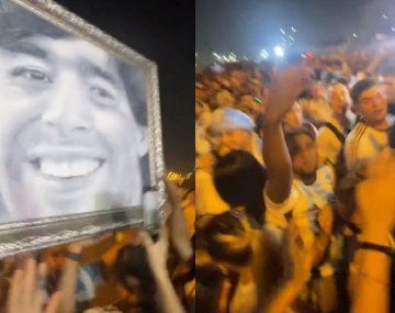 Mundial de Qatar 2022: sonó La mano de Dios y los hinchas explotaron