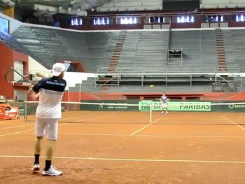 Después de 14 años de la final de Roland Garros, Gaudio y Coria volvieron a enfrentarse en una cancha
