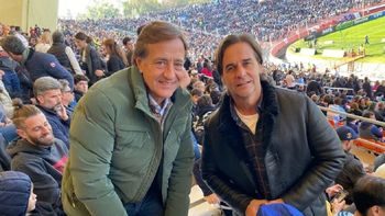 Lacalle Pou estuvo junto al gobernador de Mendoza, Rodolfo Suárez. Lacalle Pou estuvo junto al gobernador de Mendoza, Rodolfo Suárez.