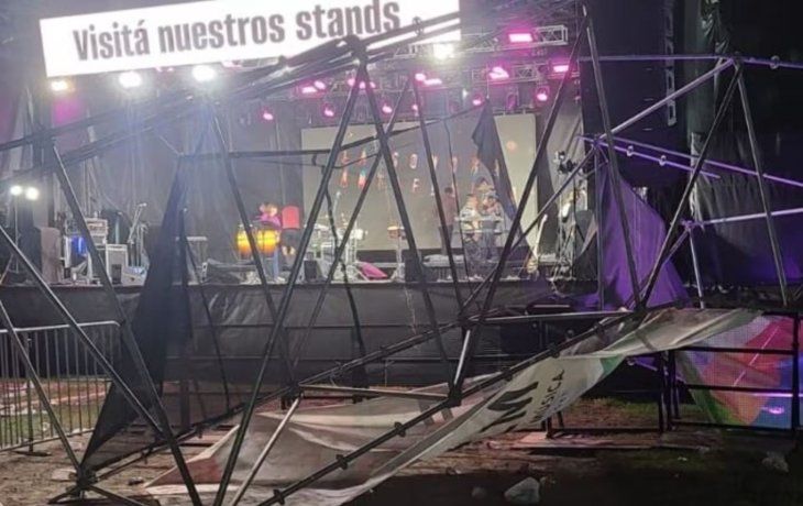 Tragedia en la Fiesta Nacional de la Música: cayó una estructura y murió una mujer