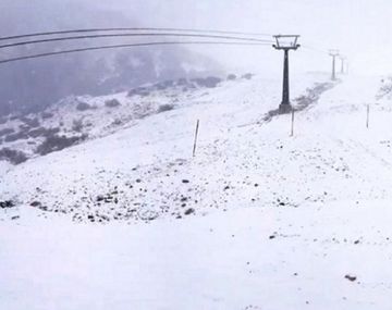 Bariloche disfruta de su primera nevada