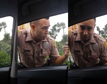 Detuvo a un policía por exceso de velocidad