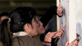 a minutos del cierre, el 60% del padron nacional habia votado a minutos del cierre, el 60% del padron nacional habia votado