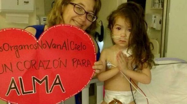 Triste: murió Alma, la nena que esperaba un trasplante de corazón