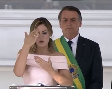 Michelle Bolsonaro dio su primer discurso como primera dama utilizando el lenguaje de señas