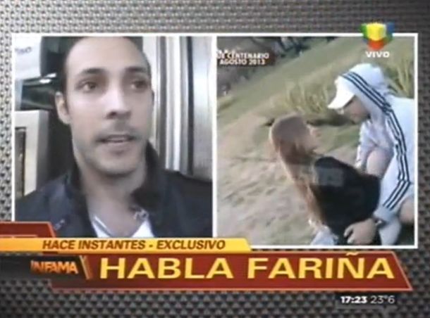 Fariña: insólita justificación sobre su supuesta infidelidad