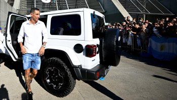 Ángel Di María en su llegada a Juventus. Ángel Di María en su llegada a Juventus.