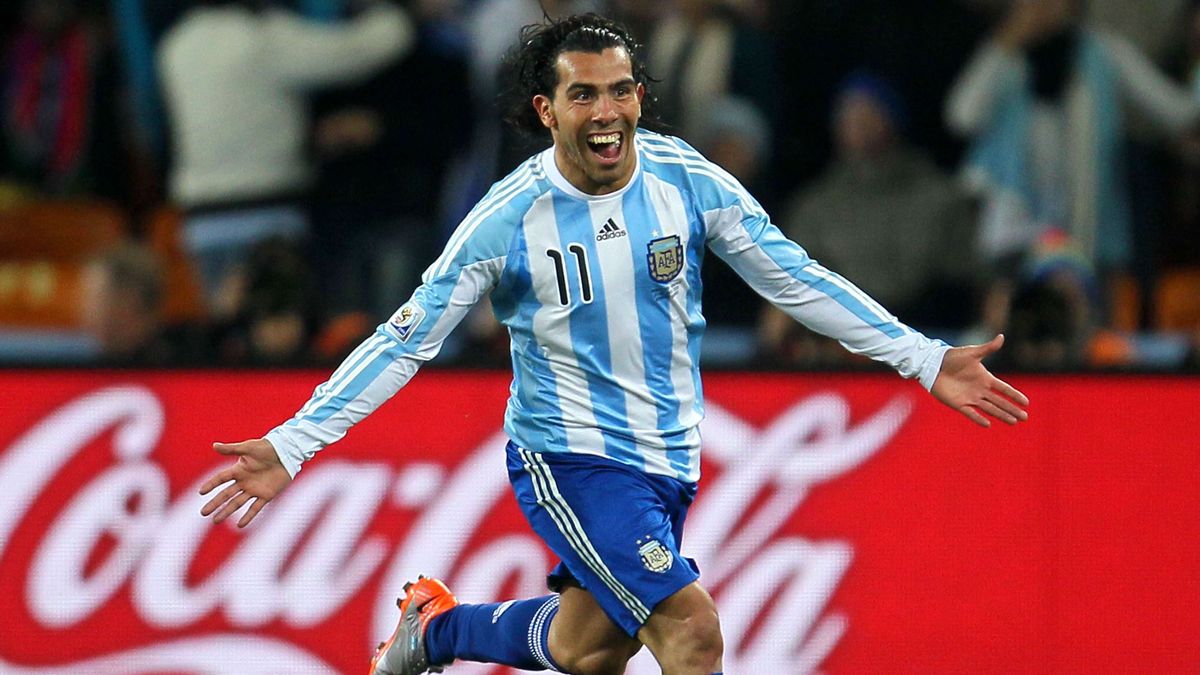 Los números de Carlos Tevez en la Selección