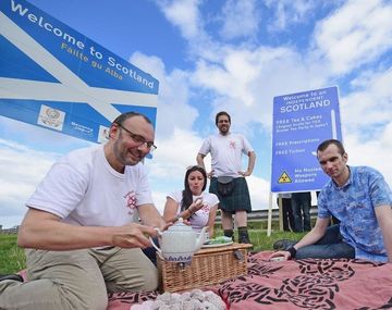 Leve ventaja del no a un día del referéndum por la independencia de Escocia