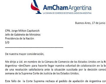 Empresarios de EE.UU. expresaron su voluntad de colaborar con Argentina