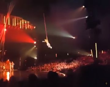 VIDEO: El momento en el que un acróbata del Cirque Du Soleil cae y muere