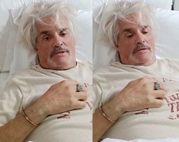 Roberto Pettinato publicó un video en cama: preocupa su salud