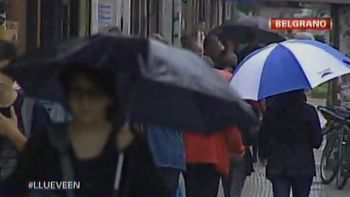 la lluvia se hace sentir en la zona norte del area metropolitana