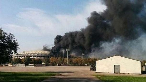 Se incendió el estadio de la final del Mundial de Rusia