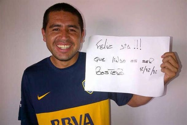 El mensaje de Riquelme a todos los hinchas de Boca en su día