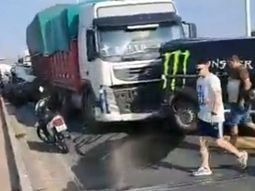 Imputaron al camionero que provocó el choque múltiple en el puente entre Resistencia y Corrientes