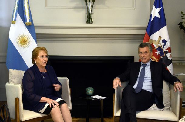 Macri recibió a su par de Chile en la Quinta de Olivos