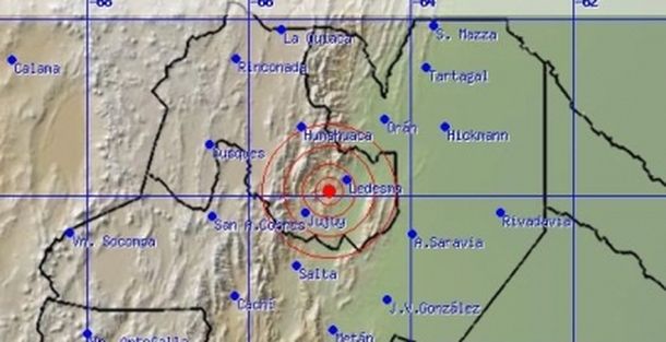 Un fuerte temblor sacudió a la provincia de Jujuy