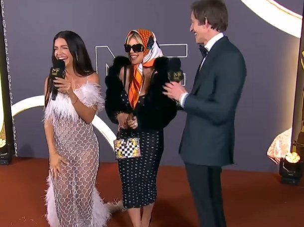 El cautivante look de Wanda Nara en los Martín Fierro 2025
