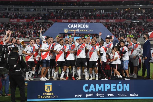 River goleó a Racing y es el campeón de la Liga Profesional de Fútbol