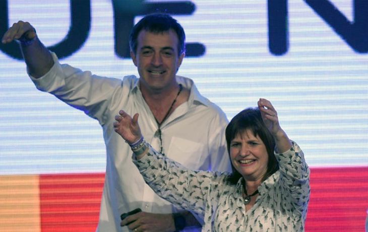 Los primos Esteban y Patricia Bullrich. Los primos Esteban y Patricia Bullrich.