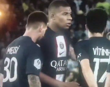 Golpe de Mbappé y mirada fulminante de Messi: el video que recorre el mundo