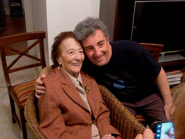 La foto de Guido con Hortencia Ardura, su abuela paterna
