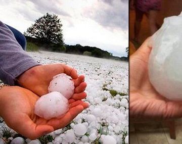 Granizo en Córdoba: vecinos subieron fotos