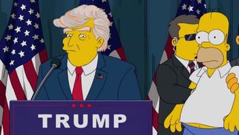 Homero y Trump Homero y Trump