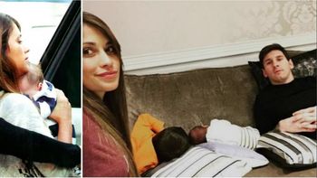 antonella roccuzzo se tatuo el nombre de mateo, su segundo hijo con messi antonella roccuzzo se tatuo el nombre de mateo, su segundo hijo con messi