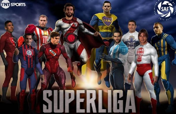 El afiche con los superhéroes que formarán parte del torneo