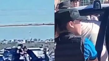 insolito: un arbitro dirigia con tobillera electronica e intento escapar al ver a la policia insolito: un arbitro dirigia con tobillera electronica e intento escapar al ver a la policia