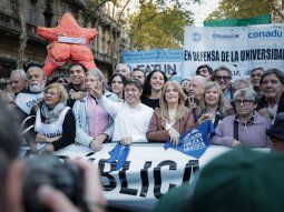Axel Kicillof en la Marcha Federal Universitaria. Axel Kicillof en la Marcha Federal Universitaria.