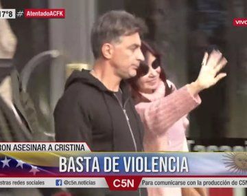 Cristina salió de su casa por primera vez tras el atentado
