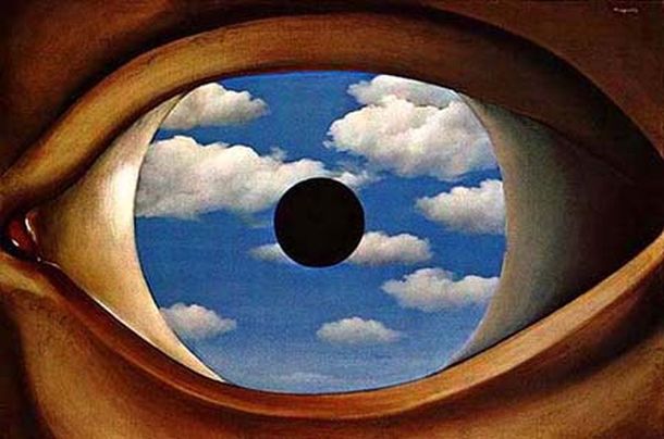 FALSO ESPEJO MAGRITTE